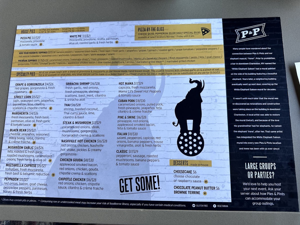 Menu Pies & Pints - Noblesville, In-4