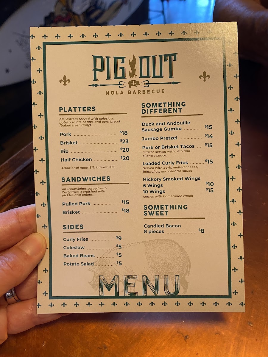 Menu Pig Out Nola Barbecue-1