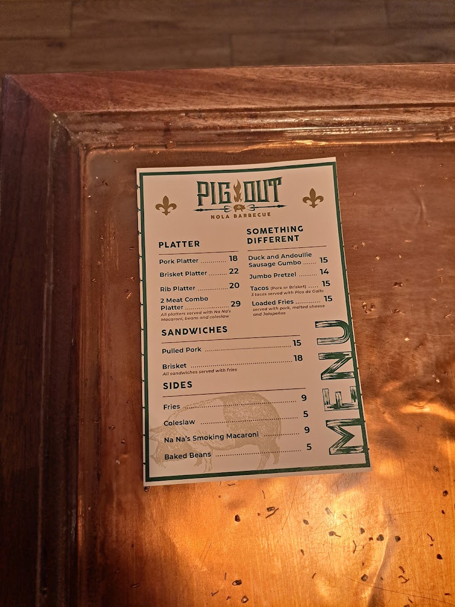 Menu Pig Out Nola Barbecue-10