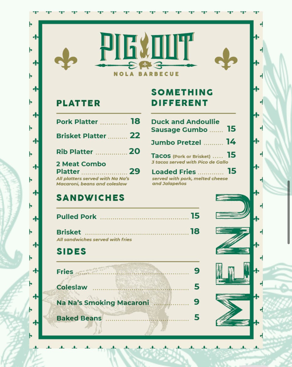 Menu Pig Out Nola Barbecue-5