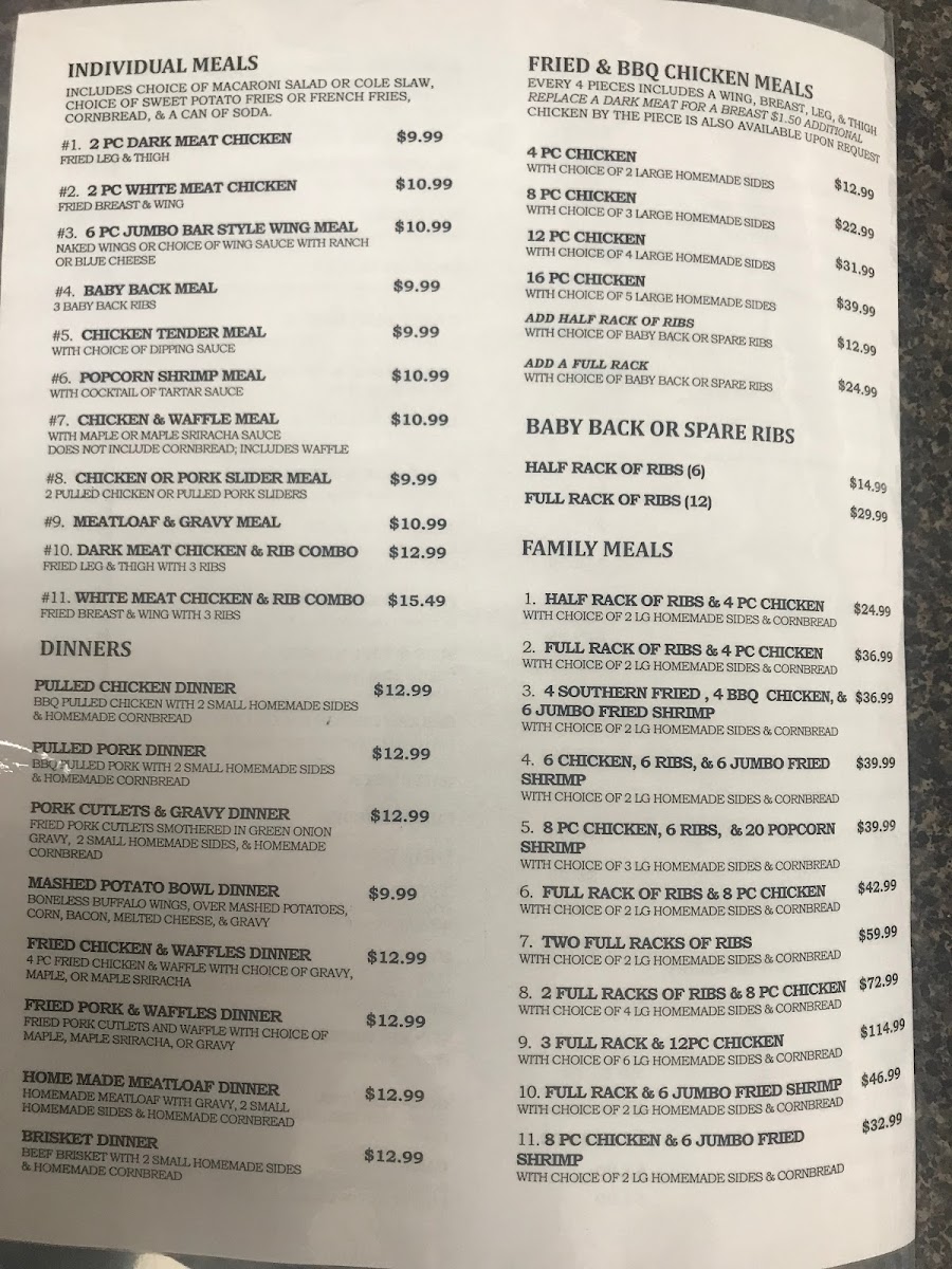 Menu Pigs On A Wing-2