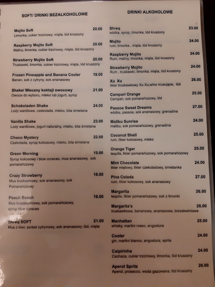 Menu Pijalnia Czekolady 'czekolada I Zdrój'.-4