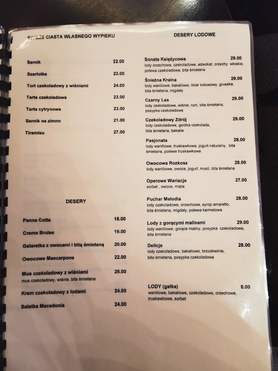 Menu Pijalnia Czekolady 'czekolada I Zdrój'.-5