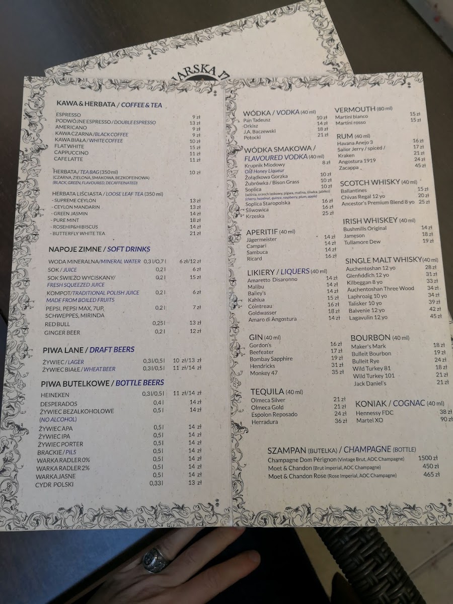 Menu Pijarska 17 Restaurant-6