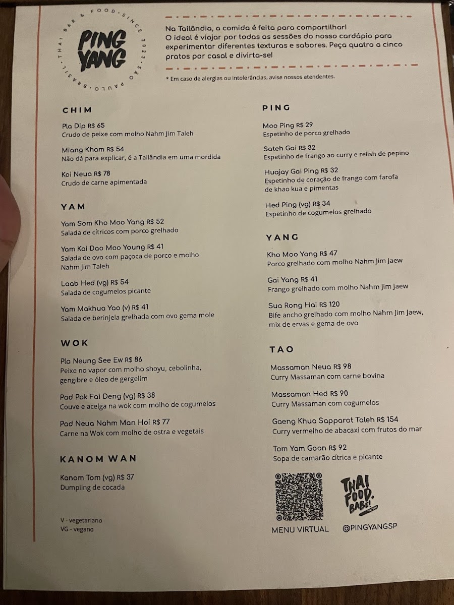 Menu Ping Yang Thai Bar & Food-4