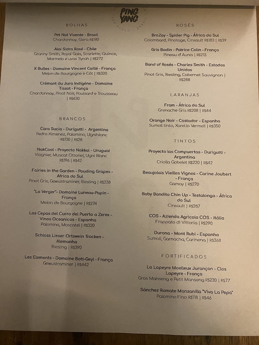 Menu Ping Yang Thai Bar & Food-9
