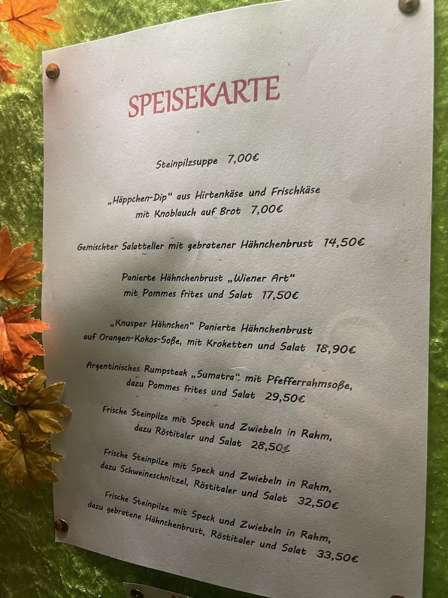 Menu Pingsdorfer Hof Restaurant Mit Biergarten-4