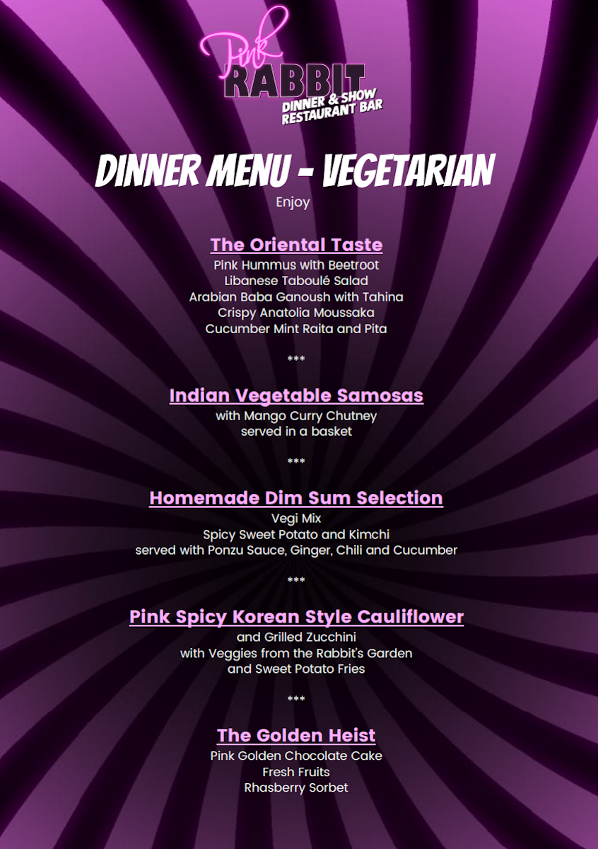 Menu Pink Rabbit-2