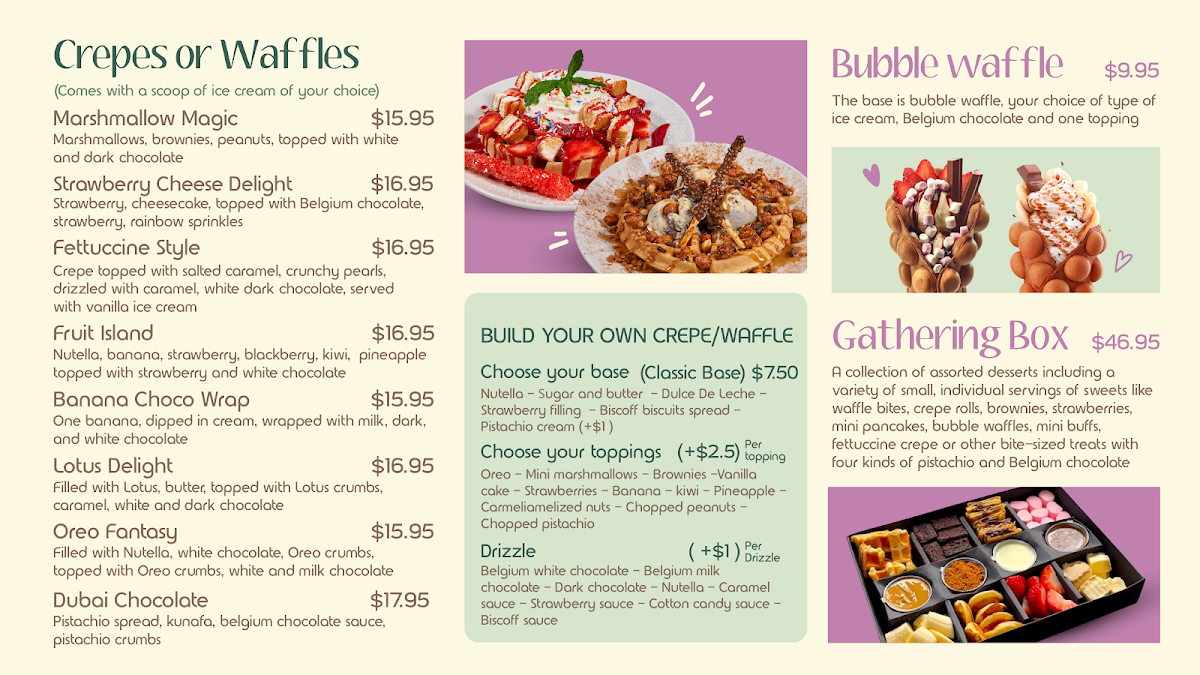 Menu Pinochio Cafe, Dessert And Ice Cream-1