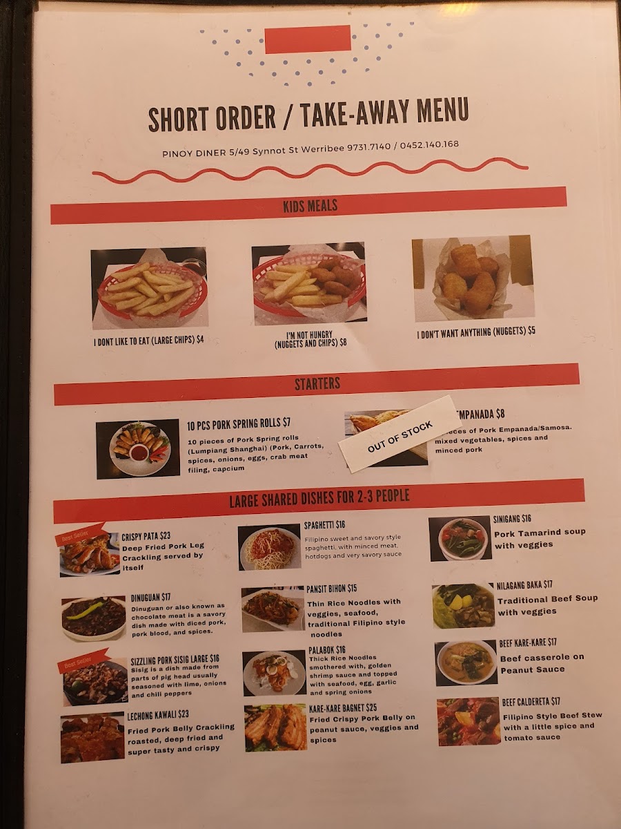 Menu Pinoy Diner-5