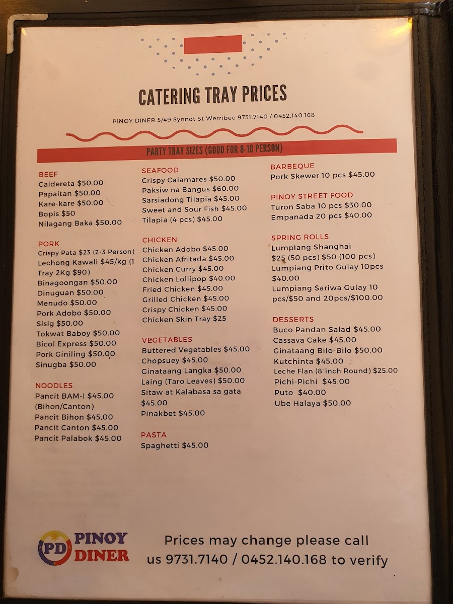Menu Pinoy Diner-6