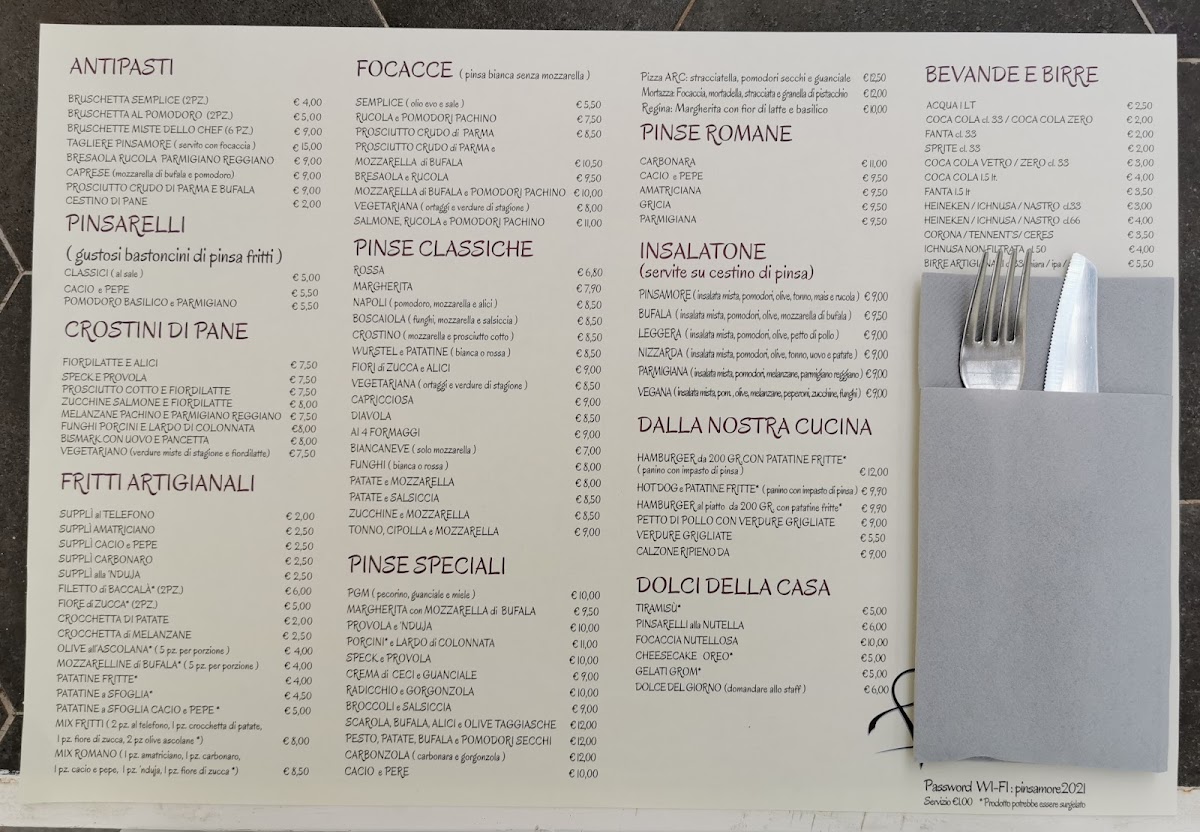 Menu Pinsamore 2.0-3