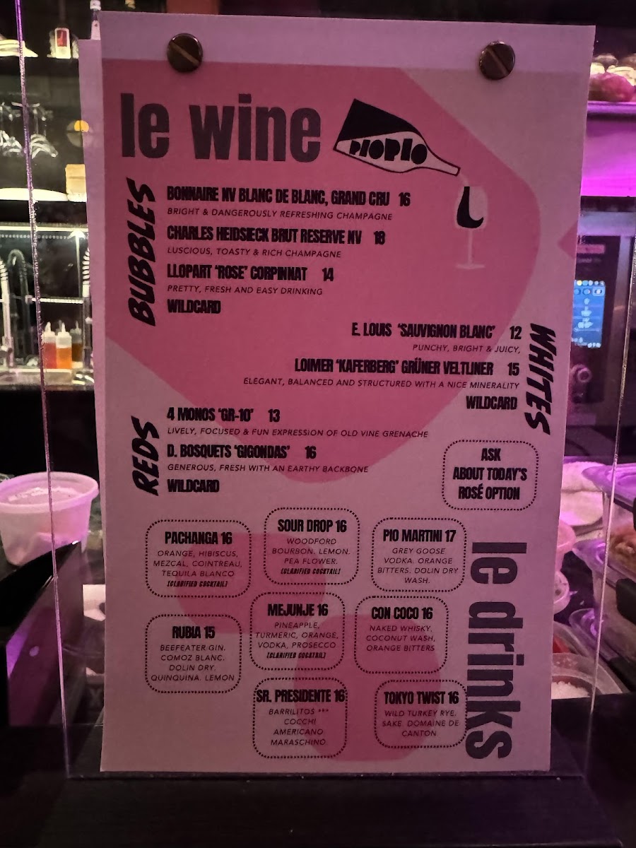 Menu Pio Pio-4