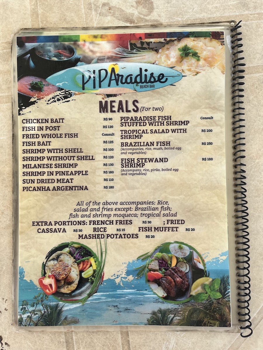 Menu Piparadise Bar E Restaurante-3