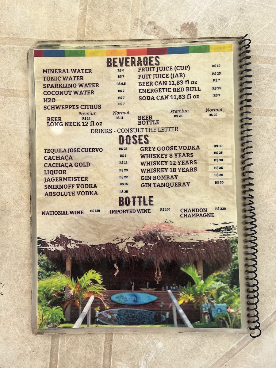Menu Piparadise Bar E Restaurante-4