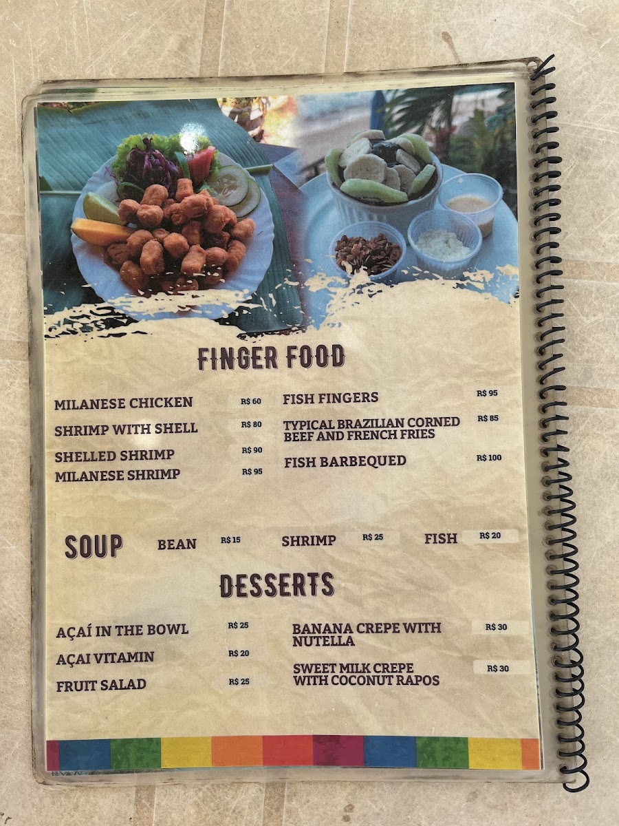 Menu Piparadise Bar E Restaurante-7