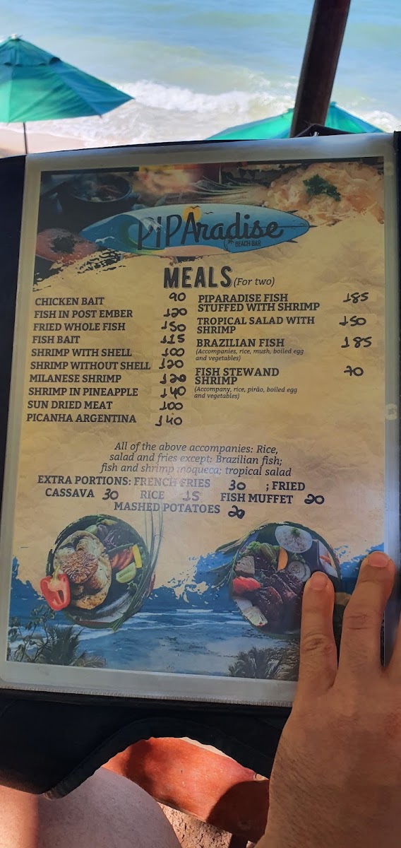 Menu Piparadise Bar E Restaurante-9