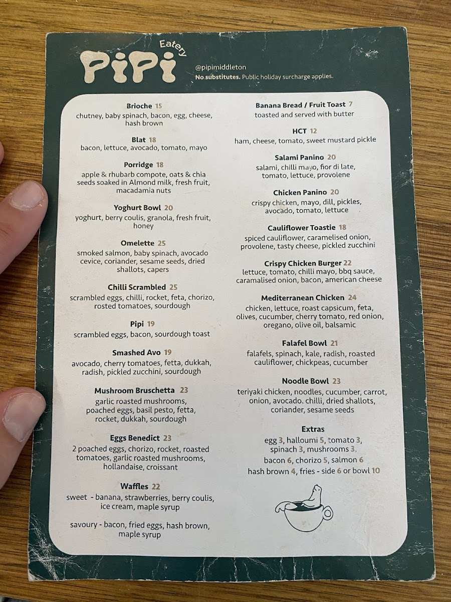Menu Pipi Middleton - Pipi Eatery & Pipi Stays-5
