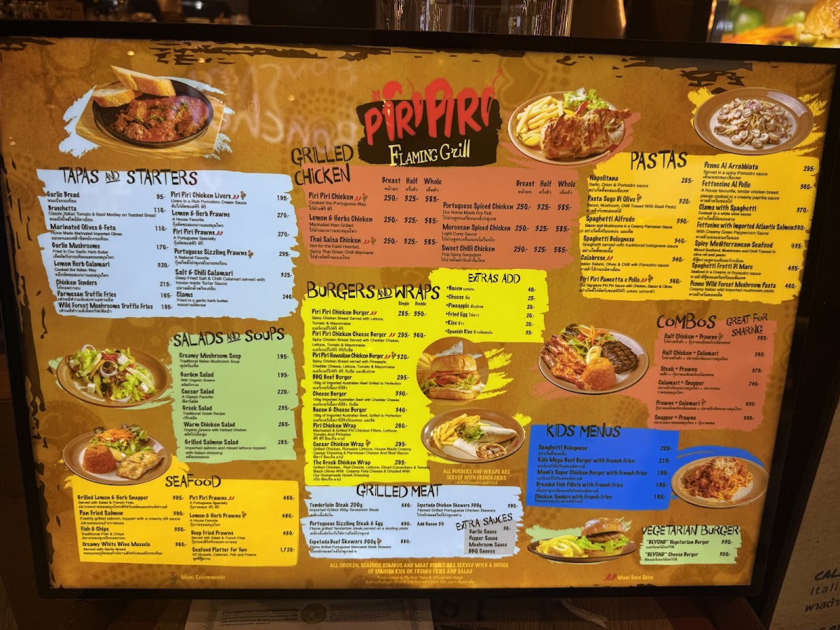 Menu Piri Piri Flaming Grill Paragon-6