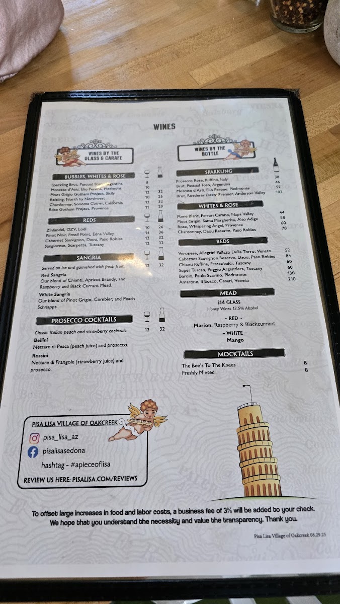 Menu Pisa Lisa-3