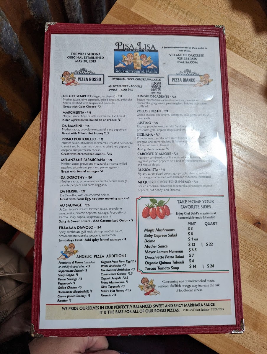 Menu Pisa Lisa-8