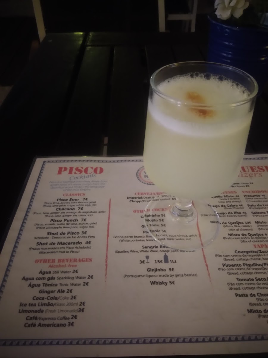 Menu Pisco Peruvian Bar-9