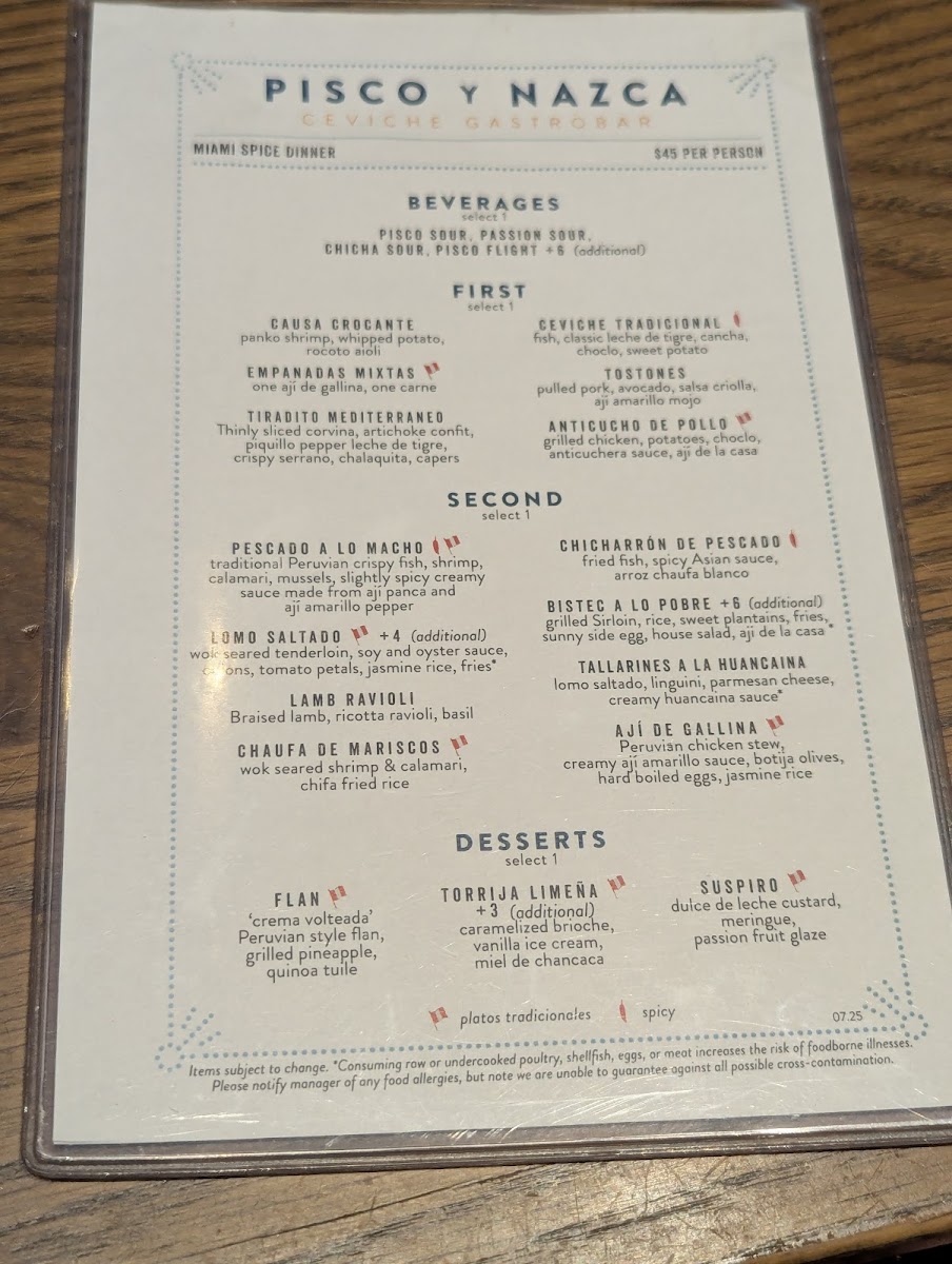 Menu Pisco Y Nazca Ceviche Gastrobar-8