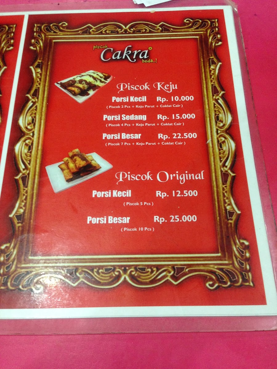 Menu Piscok Cakra-3
