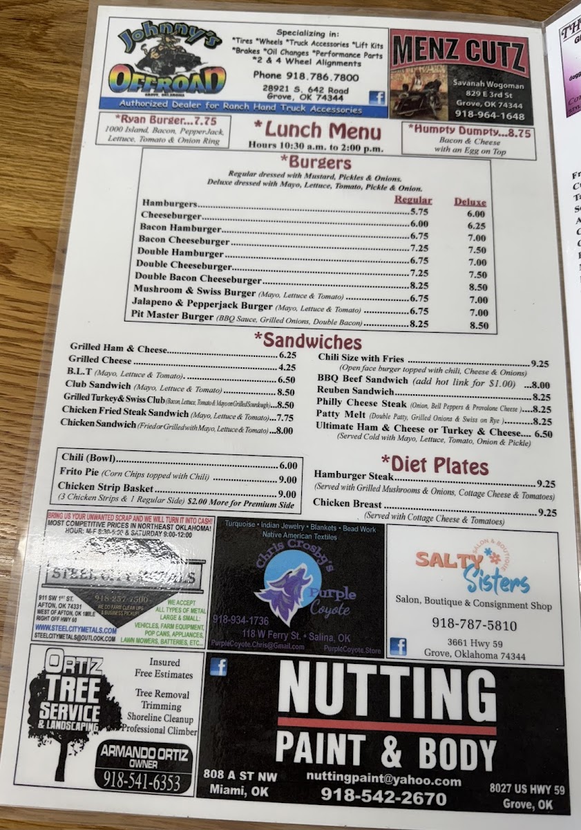 Menu Pit Stop Cafe-4