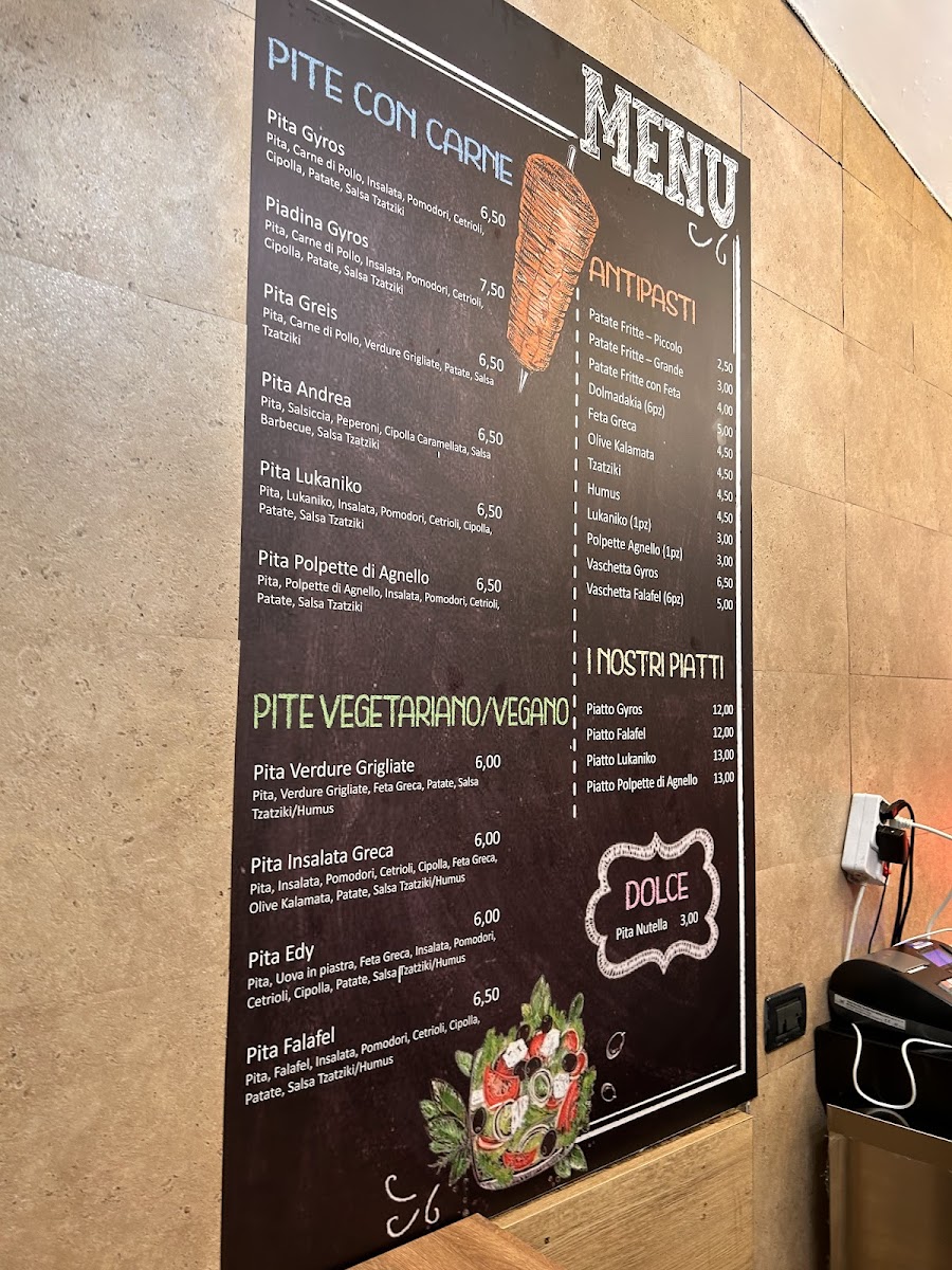 Menu Pita Gyros Da Andrea-1