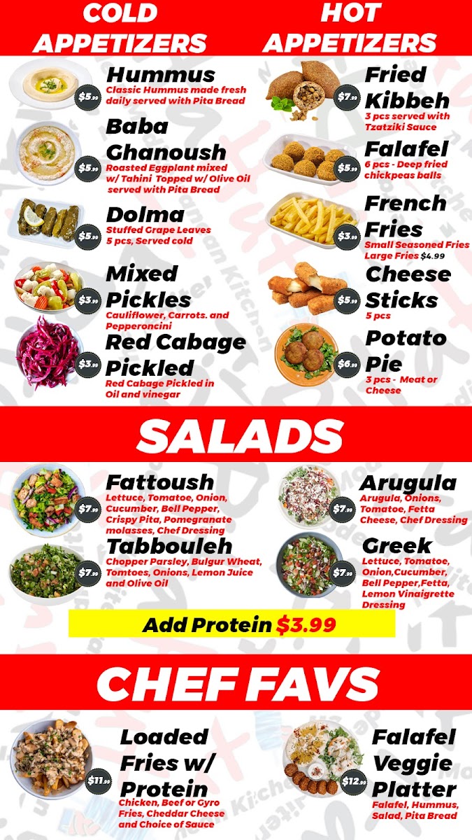 Menu Pita Hut Mediterranean - North Arlington, Tx-4