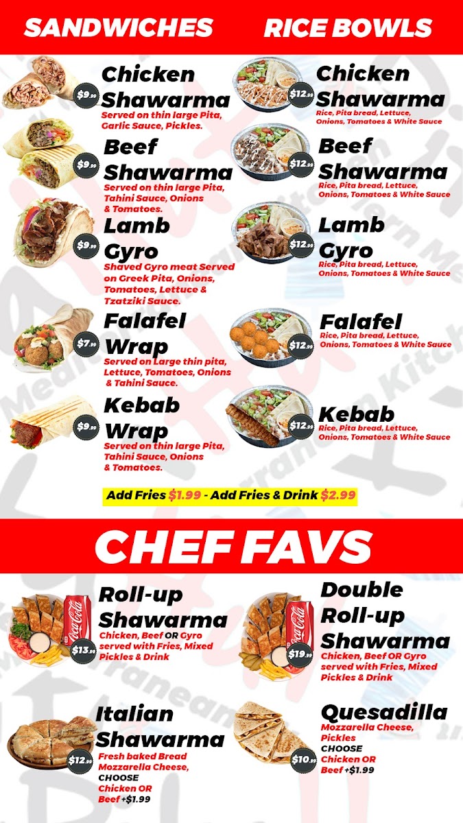 Menu Pita Hut Mediterranean - North Arlington, Tx-5