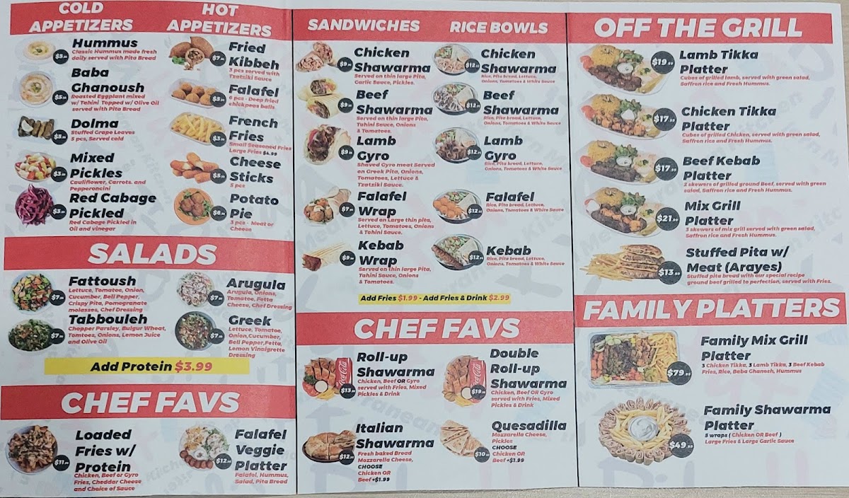 Menu Pita Hut Mediterranean - North Arlington, Tx-8