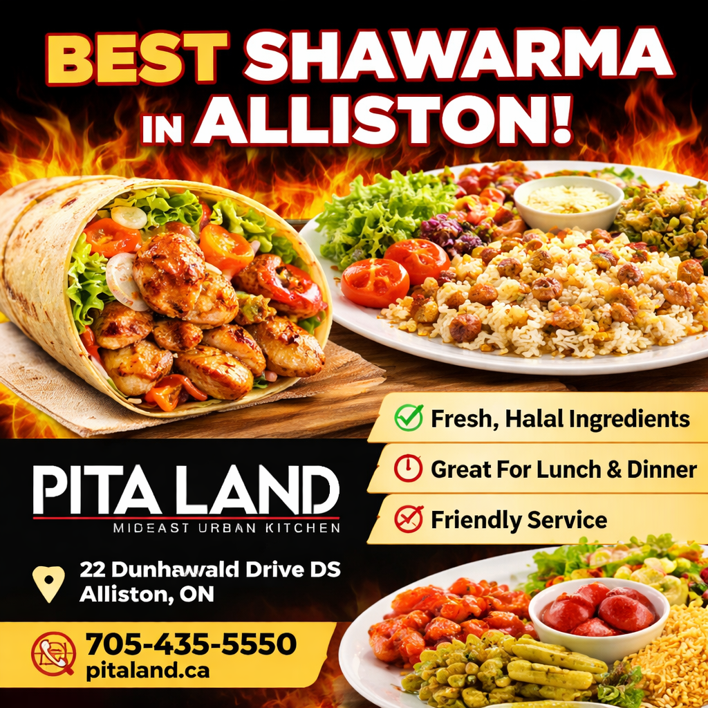 Menu Pita Land Shawarma - Alliston-3