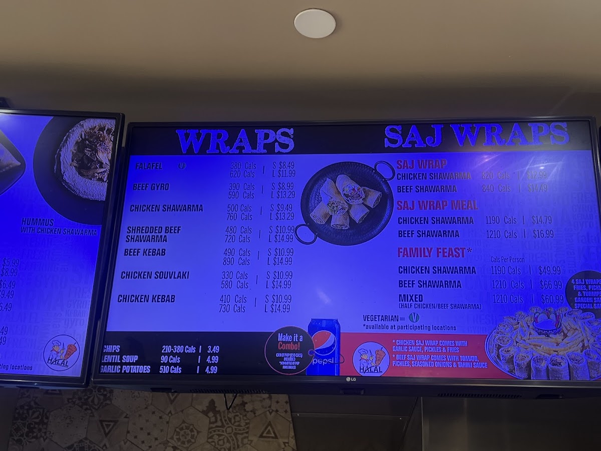 Menu Pita Land Shawarma - Burnhamthorpe-10