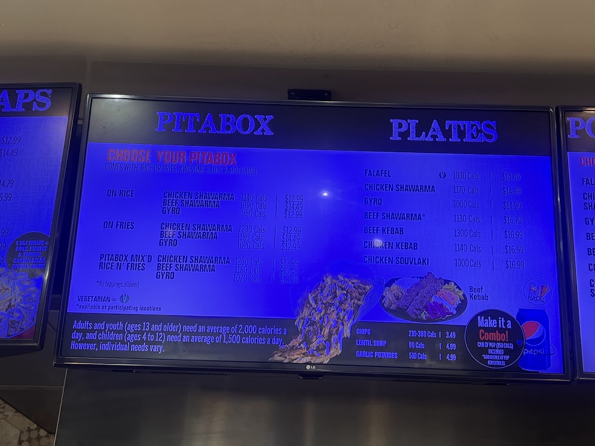 Menu Pita Land Shawarma - Burnhamthorpe-8