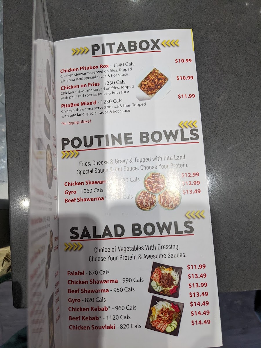 Menu Pita Land Shawarma - Pace Condos-5