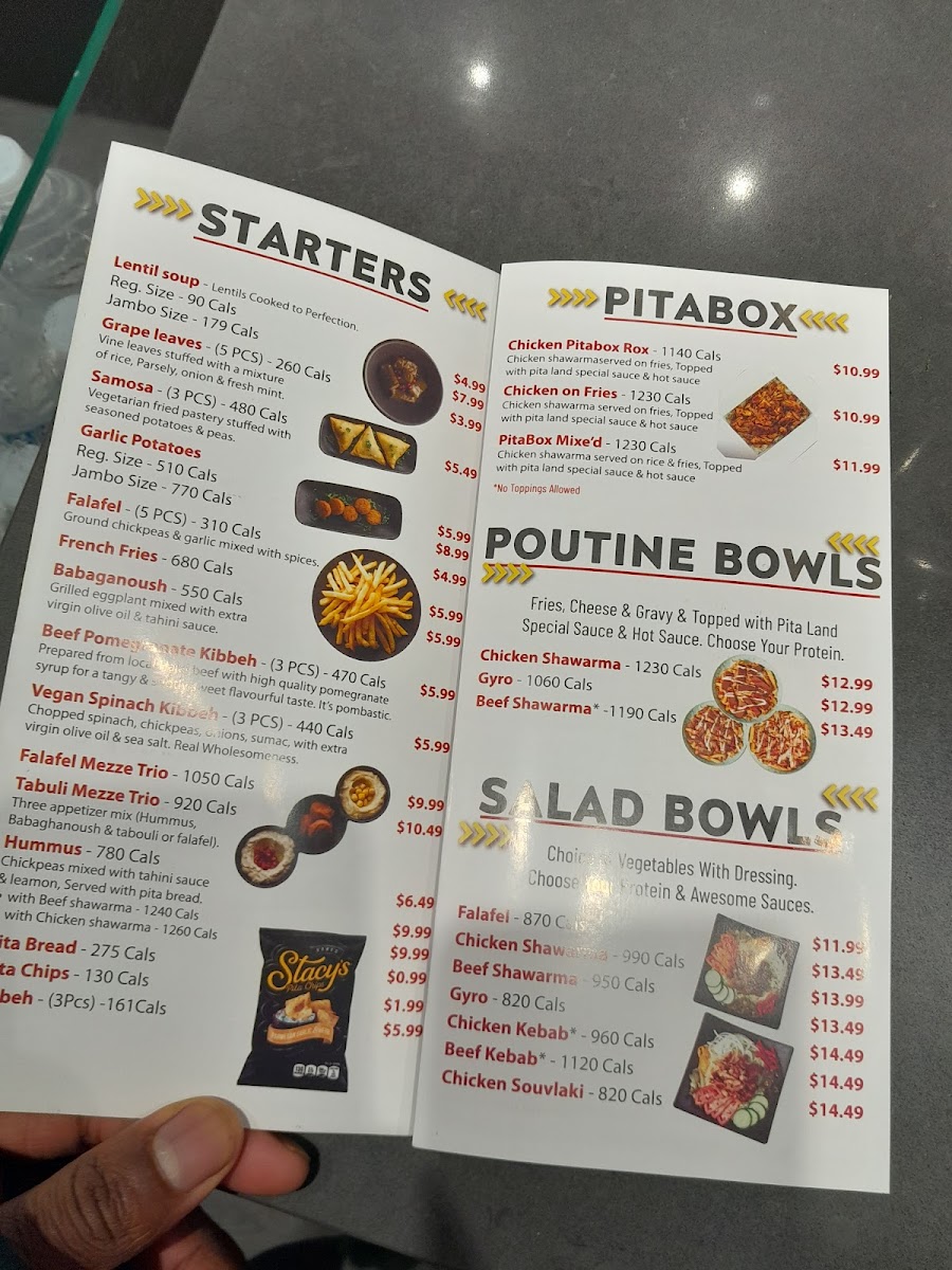 Menu Pita Land Shawarma - Pace Condos-6