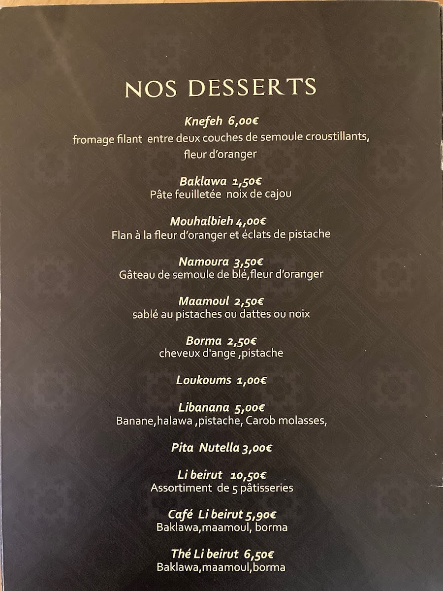 Menu Pita Li Beirut-7