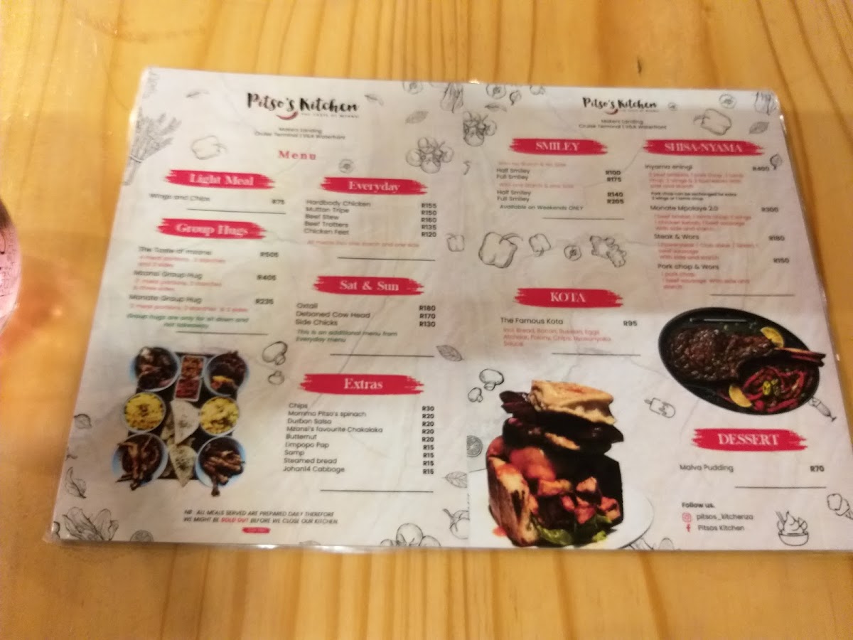 Menu Pitso's Kitchen Waterfront-4