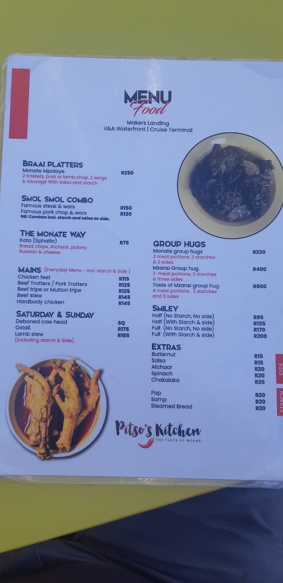 Menu Pitso's Kitchen Waterfront-6