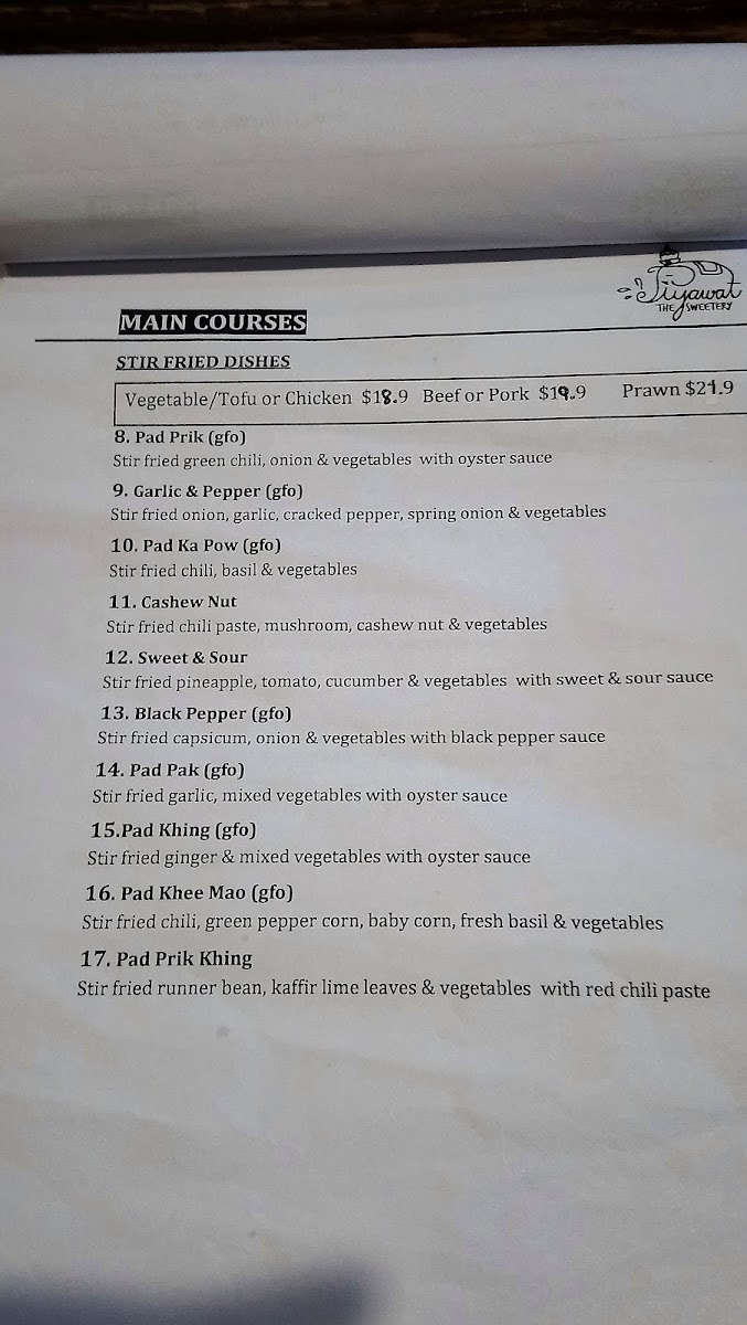 Menu Piyawat The Sweetery-9