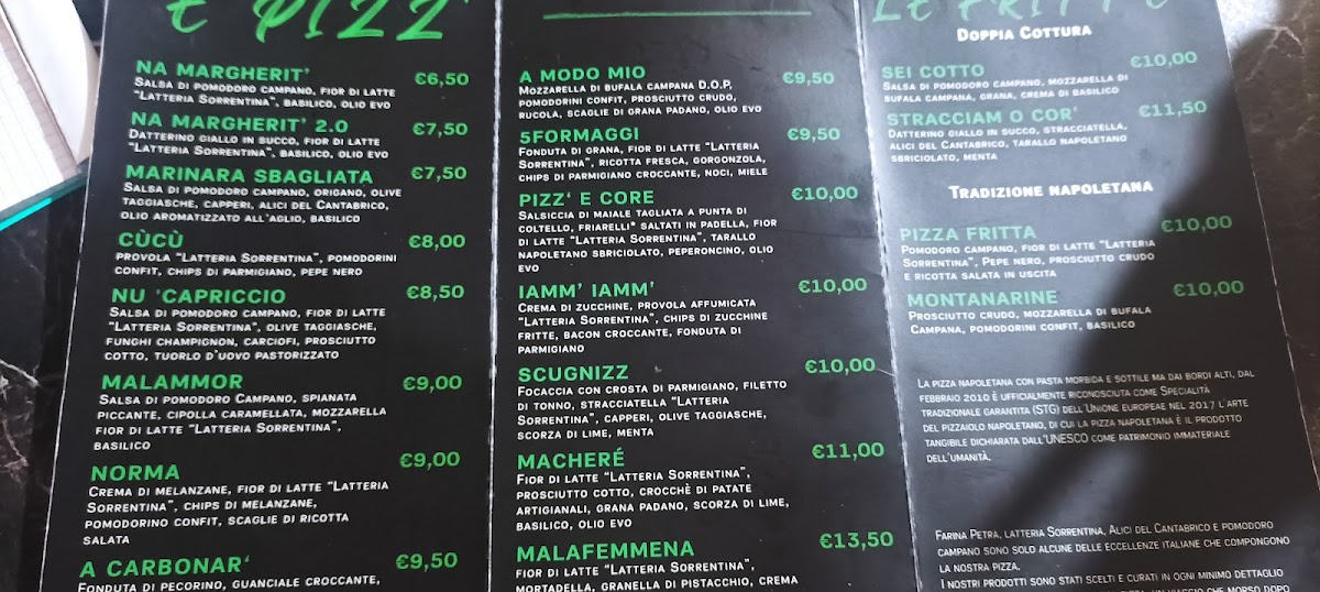Menu Pizz’ E Core ( Tradizione Napoletana)-3