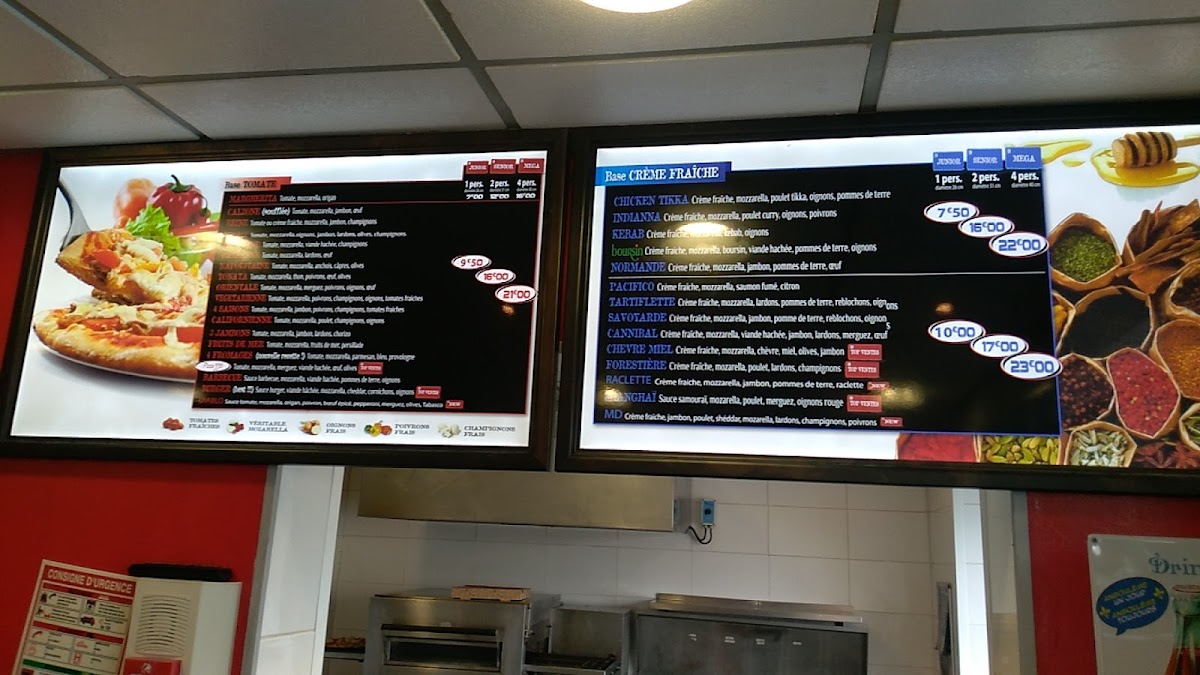 Menu Pizza 335-3
