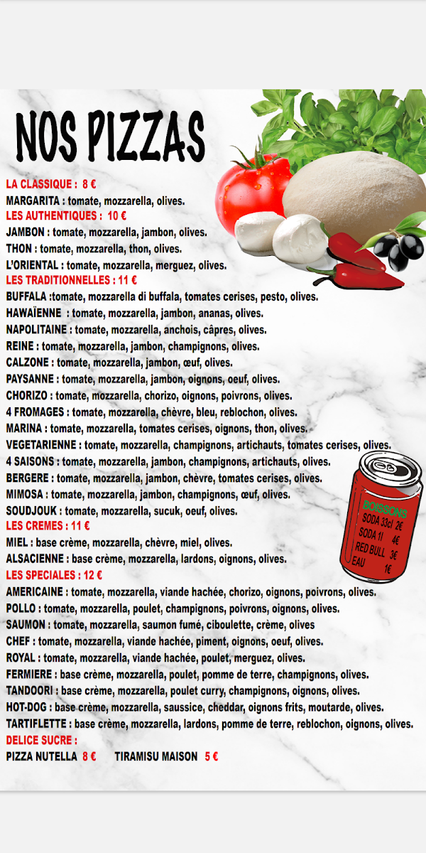 Menu Pizza 4 Saisons Gex-1