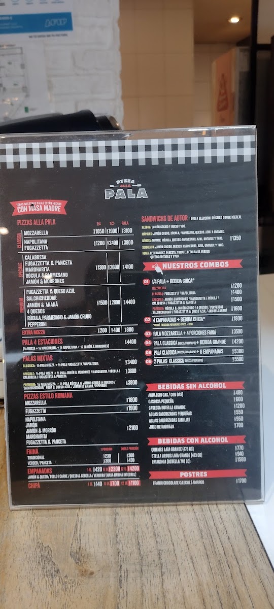 Menu Pizza Alla Pala - Av. Entre Rios-2