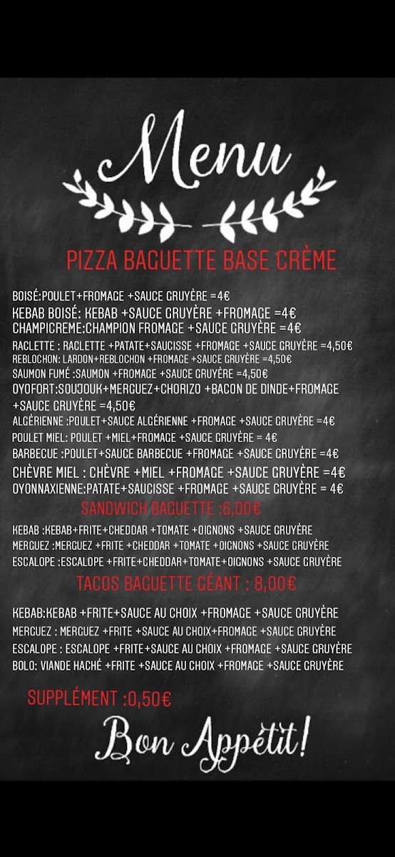 Menu Pizza Baguette-7
