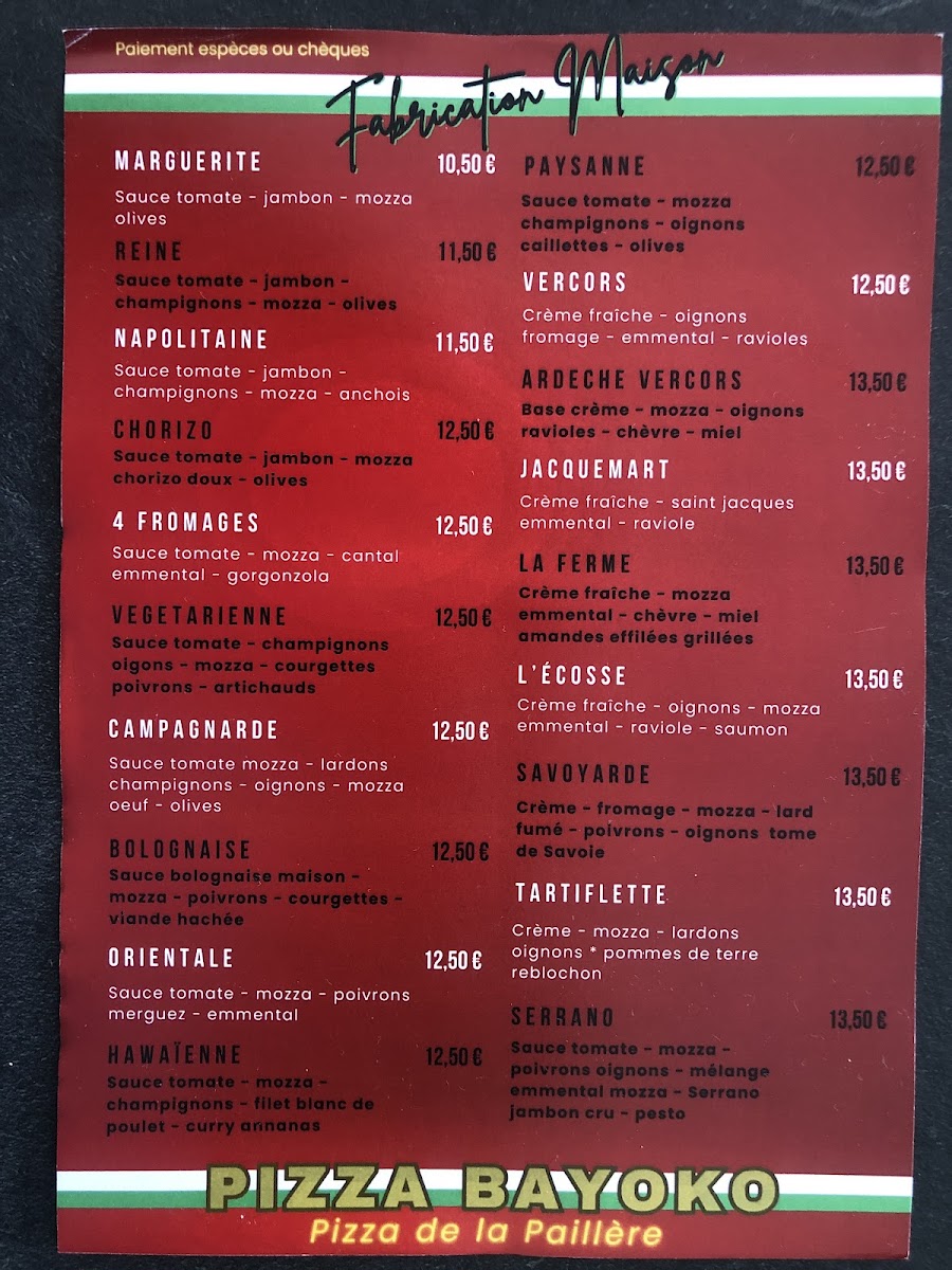 Menu Pizza Bayoko-3