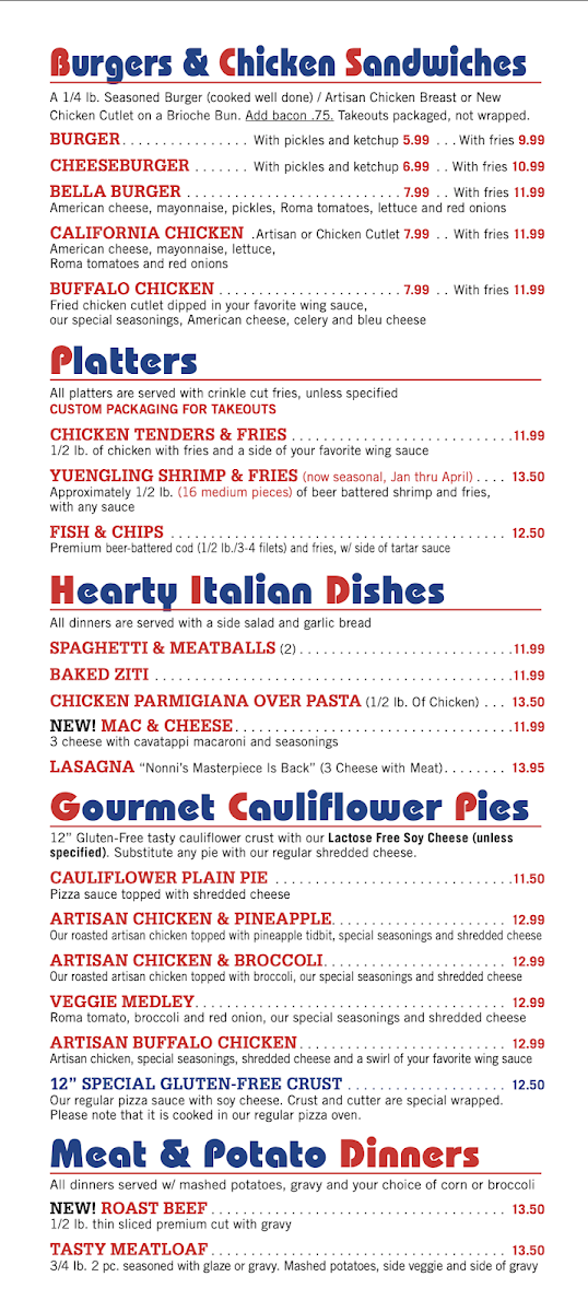 Menu Pizza Bella - Hanover/ashley-3