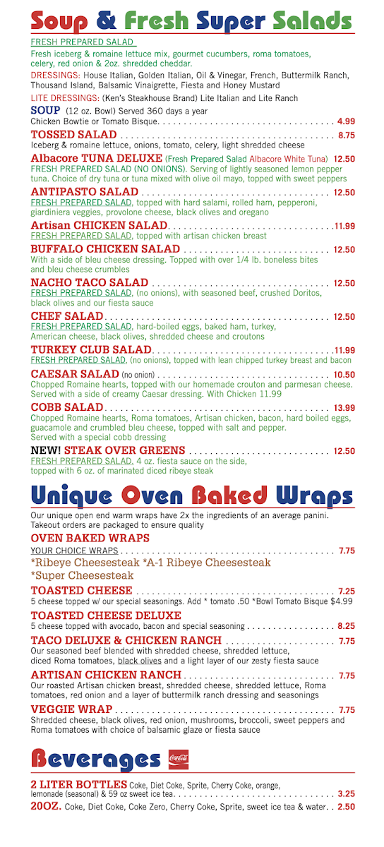 Menu Pizza Bella - Hanover/ashley-4